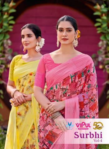 SURBHI VOL-04 BY VIPUL PRINTED SAREE WHOLESALER IN SURAT